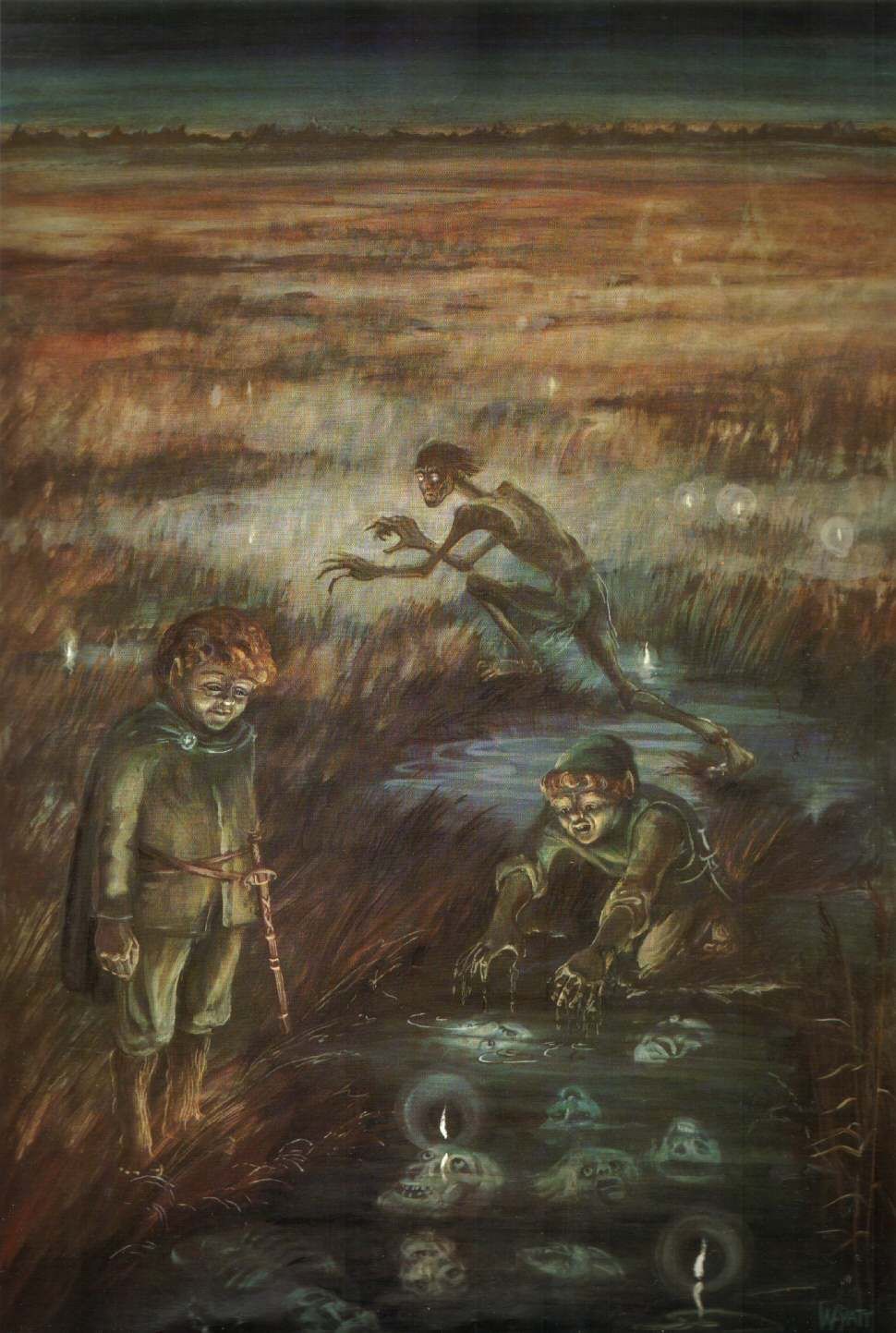 Oil on canvas - approaching mordor